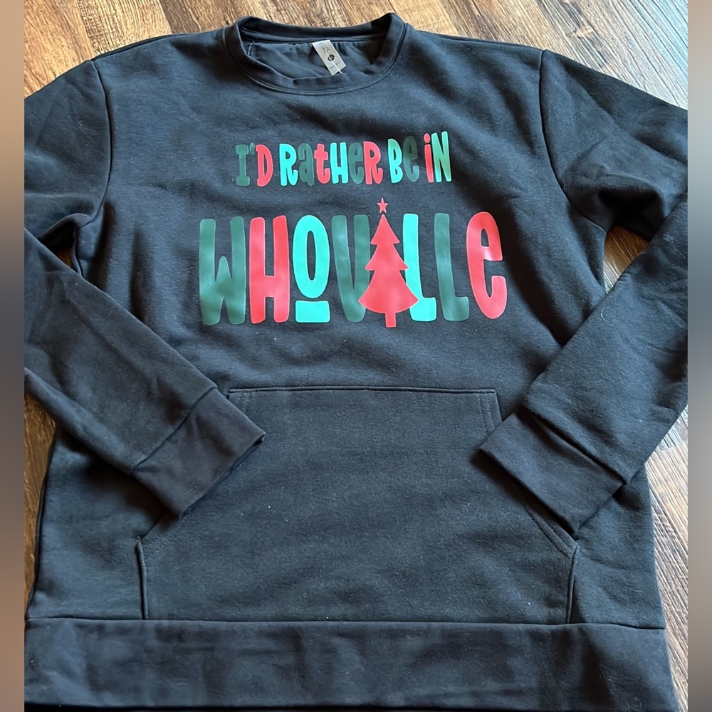 Whoville pocket crewneck